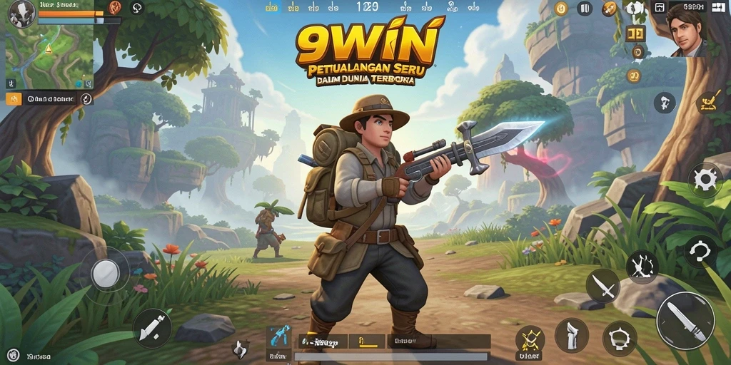 Tangkapan layar menampilkan gameplay Open World 9WIN yang penuh petualangan.
