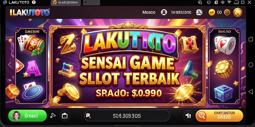 Gameplay seru LAKUTOTO dengan fitur slot menarik.