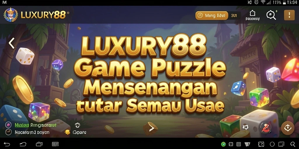 Tampilan gameplay menarik dari LUXURY88, tantangan Puzzle menunggu untuk dipecahkan.