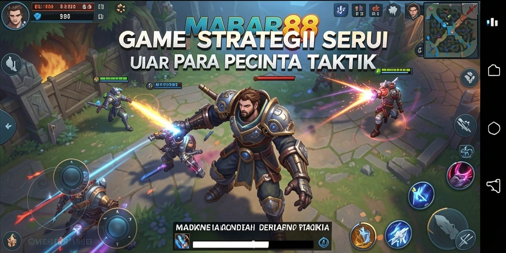 Tampilan gameplay MABAR88 yang menampilkan strategi dan taktik mendalam.