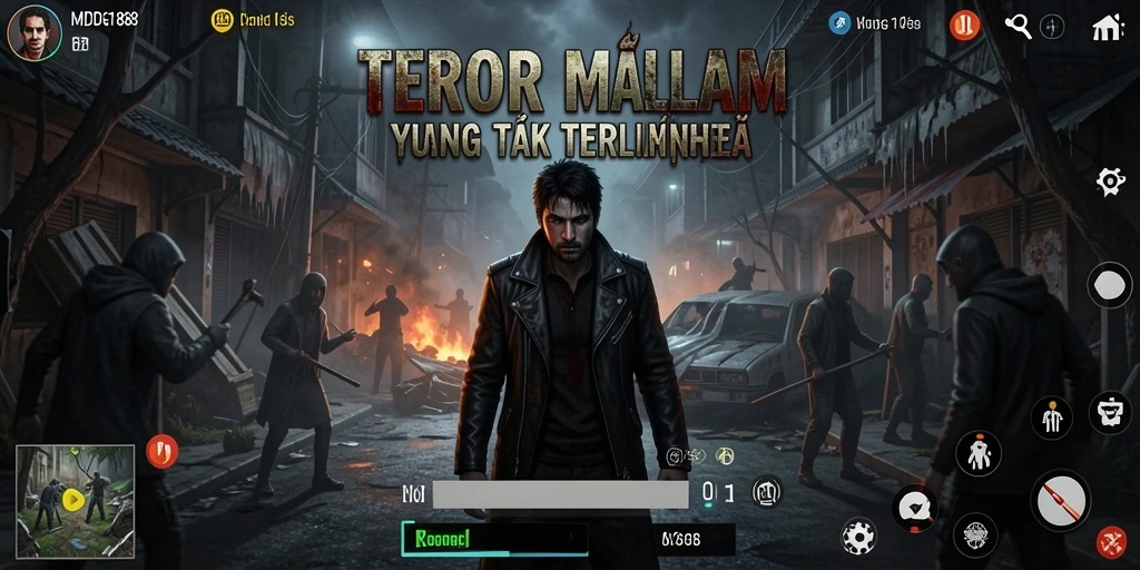 Gameplay seram di MDG188 dengan suasana yang mencekam.