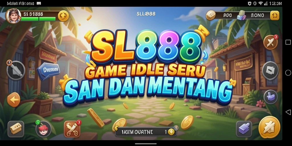 Tampilan gameplay SL888 yang menarik dalam dunia Idle.