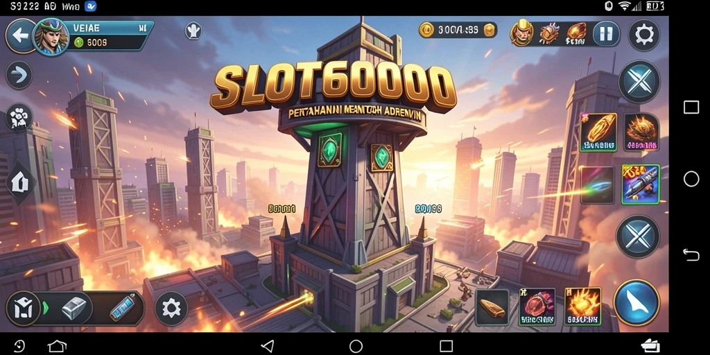 Gameplay menarik dari SLOT6000 dalam pertahanan menara.