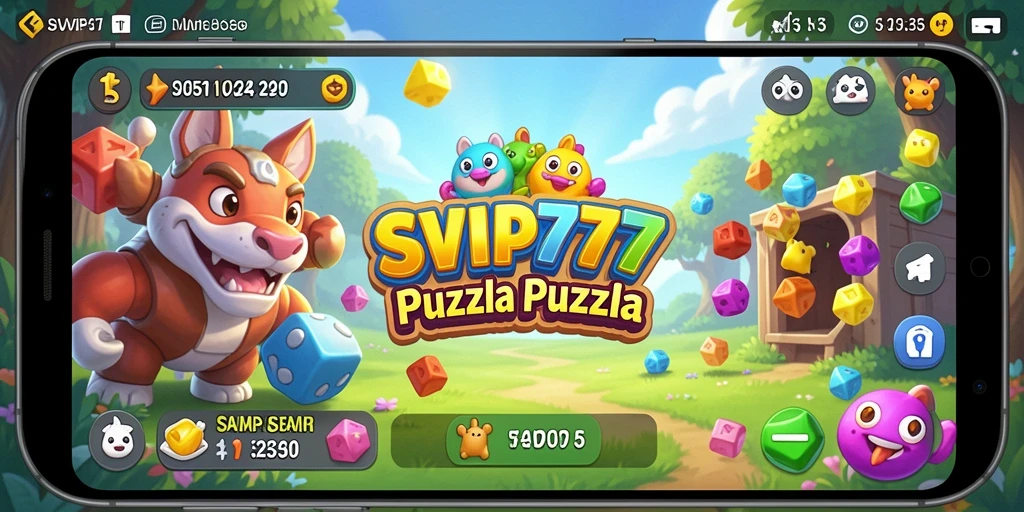 Tampilan gameplay SVIP777 yang menarik dan penuh warna.