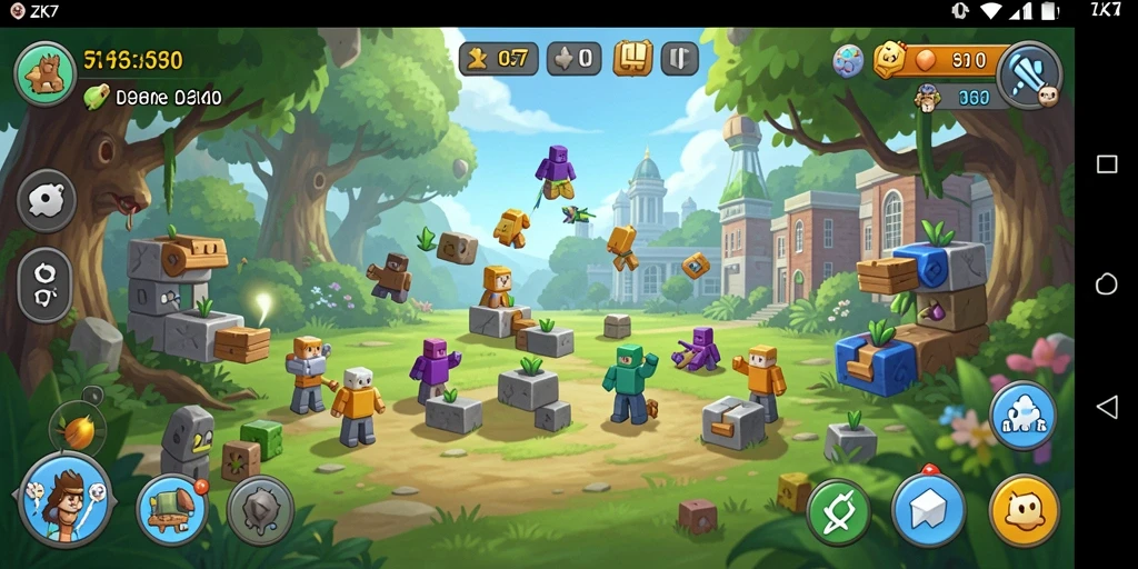 Tampilan gameplay Puzzle yang menantang dan menyenangkan.